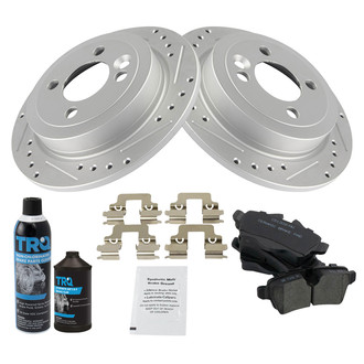TRQ® - Performance Ceramic Rear Brake Kit
