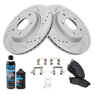 TRQ® - Performance Ceramic Front Brake Kit