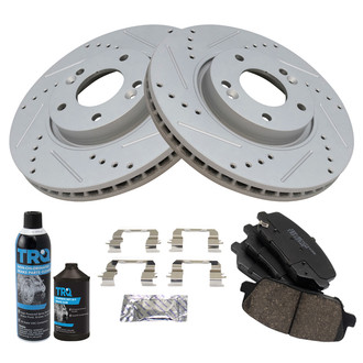 TRQ® - Performance Ceramic Front Brake Kit