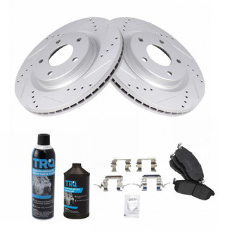 TRQ® - Performance Ceramic Front Brake Kit