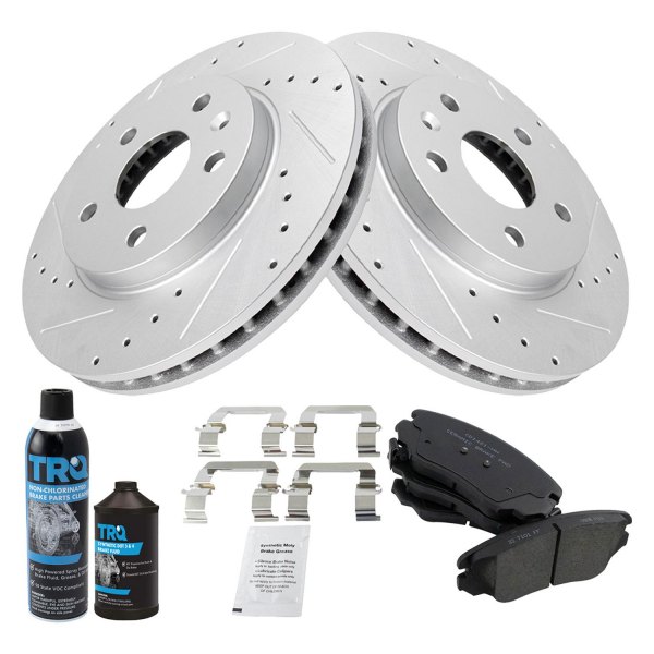 TRQ® - Performance Ceramic Front Brake Kit