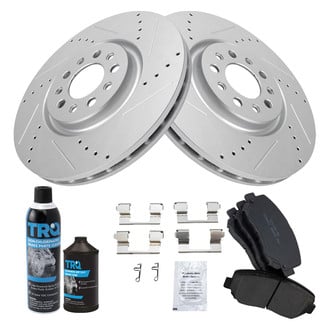 TRQ® - Performance Ceramic Front Brake Kit