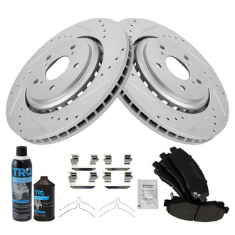 TRQ® - Performance Ceramic Front Brake Kit