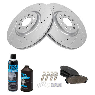 TRQ® - Performance Ceramic Front Brake Kit