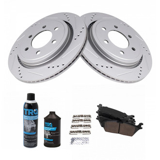 TRQ® - Performance Ceramic Rear Brake Kit
