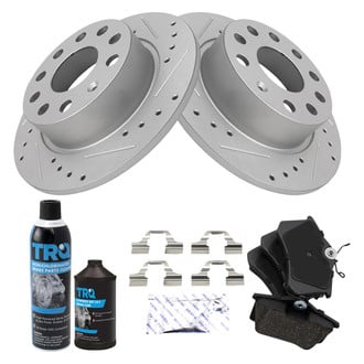 TRQ® - Performance Ceramic Rear Brake Kit