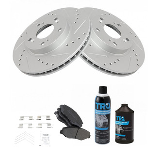 TRQ® - Performance Semi-Metallic Front Brake Kit