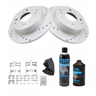 TRQ® - Performance Semi-Metallic Rear Brake Kit