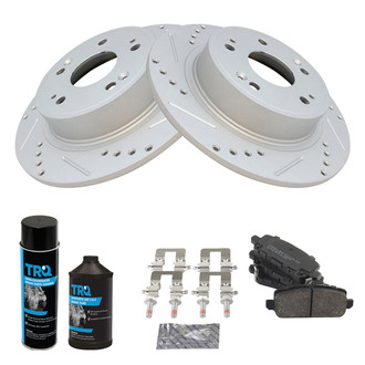 TRQ® - Performance Ceramic Rear Brake Kit