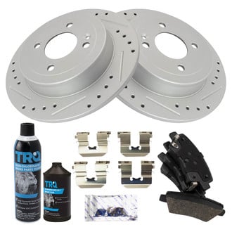 TRQ® - Performance Ceramic Rear Brake Kit