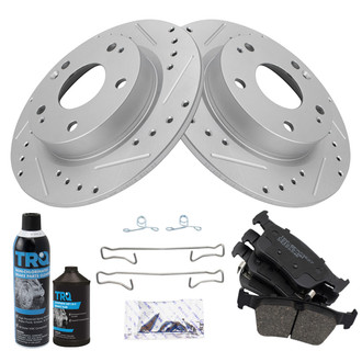 TRQ® - Performance Ceramic Rear Brake Kit