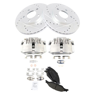 TRQ® - Performance Ceramic Front Brake Kit with Calipers