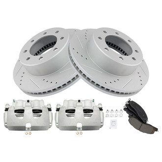 TRQ® - Performance Ceramic Brake Kit with Calipers