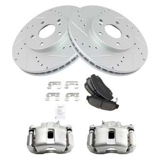TRQ® - Performance Ceramic Brake Kit with Calipers