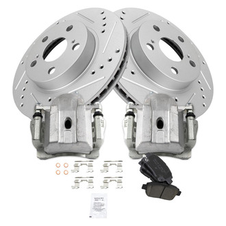TRQ® - Performance Ceramic Front Brake Kit with Calipers