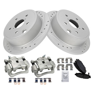 TRQ® - Performance Ceramic Brake Kit with Calipers