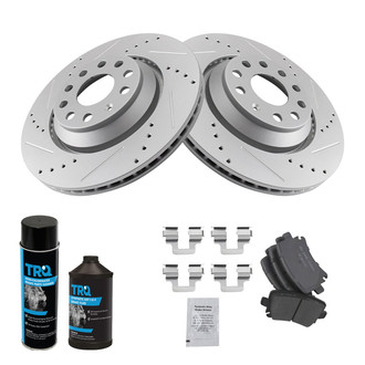 TRQ® - Rear Disc Brake Kit with Ceramic Pads