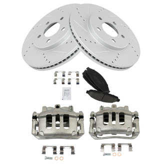 TRQ® - Performance Ceramic Brake Kit with Calipers