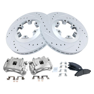 TRQ® - Performance Ceramic Brake Kit with Calipers