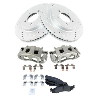 TRQ® - Performance Ceramic Brake Kit with Calipers