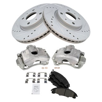 TRQ® - Performance Ceramic Front Brake Kit with Calipers