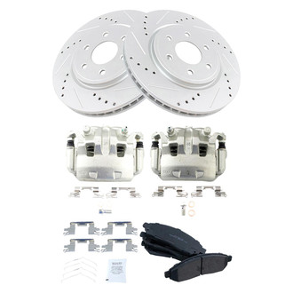 TRQ® - Performance Ceramic Brake Kit with Calipers