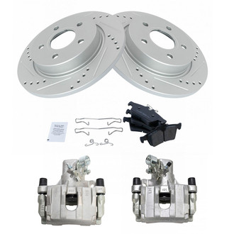 TRQ® - Performance Ceramic Brake Kit with Calipers