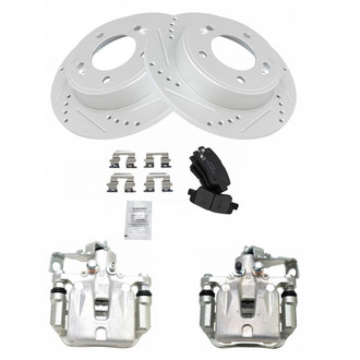 TRQ® - Performance Ceramic Brake Kit with Calipers