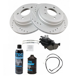 TRQ® - Performance Semi-Metallic Rear Brake Kit