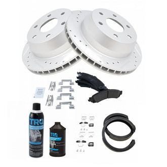 TRQ® - Performance Ceramic Rear Brake Kit