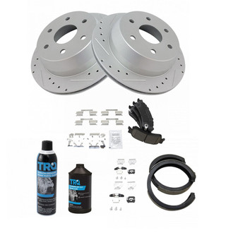 TRQ® - Performance Ceramic Rear Brake Kit