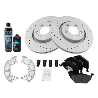 TRQ® - Performance Ceramic Front Brake Kit
