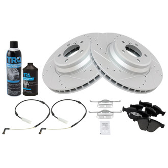 TRQ® - Performance Ceramic Front Brake Kit