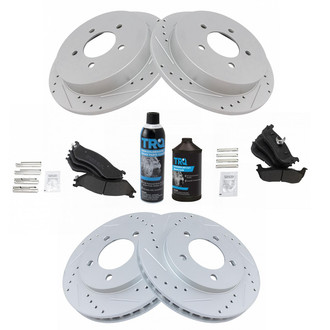 TRQ® - Performance Semi-Metallic Brake Kit