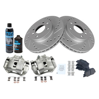 TRQ® - Performance Ceramic Front Brake Kit with Calipers