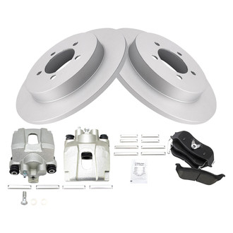 TRQ® - Rear Disc Brake Kit with Ceramic Pads and Calipers