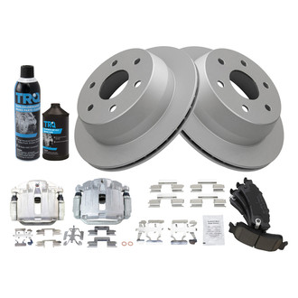 TRQ® - Rear Disc Brake Kit with Ceramic Pads and Calipers