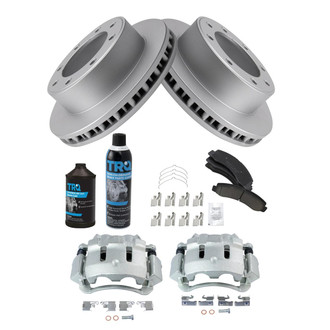 TRQ® - Front Disc Brake Kit with Ceramic Pads and Calipers