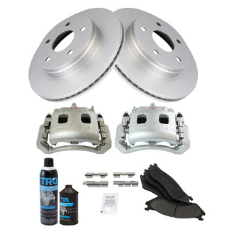 TRQ® - Front Disc Brake Kit with Ceramic Pads and Calipers