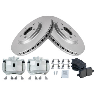 TRQ® - Front Disc Brake Kit with Ceramic Pads and Calipers