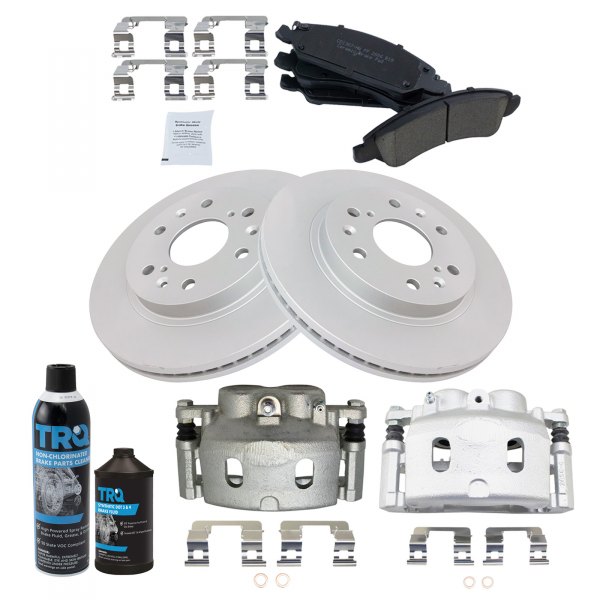 TRQ® - Front Disc Brake Kit with Ceramic Pads and Calipers