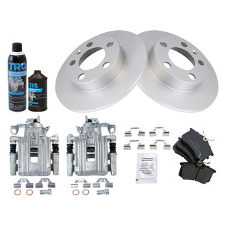 TRQ® - Rear Disc Brake Kit with Ceramic Pads and Calipers
