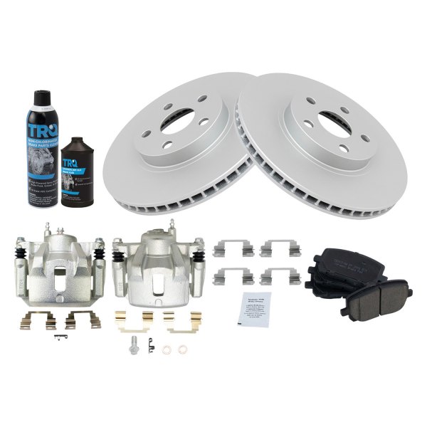 TRQ® - Front Disc Brake Kit with Ceramic Pads and Calipers