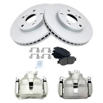 TRQ® - Front Disc Brake Kit with Ceramic Pads and Calipers