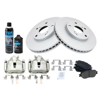TRQ® - Front Disc Brake Kit with Ceramic Pads and Calipers