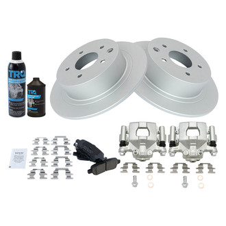 TRQ® - Rear Disc Brake Kit with Ceramic Pads and Calipers
