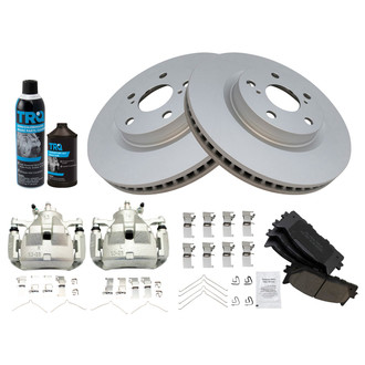 TRQ® - Front Disc Brake Kit with Ceramic Pads and Calipers