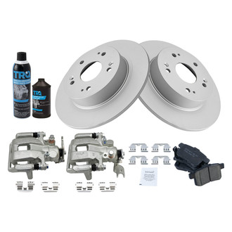 TRQ® - Rear Disc Brake Kit with Ceramic Pads and Calipers