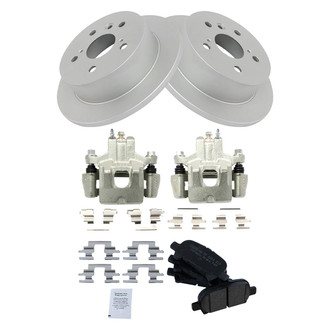 TRQ® - Rear Disc Brake Kit with Ceramic Pads and Calipers