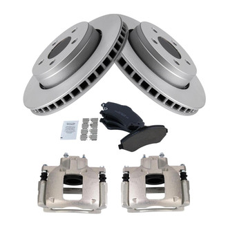 TRQ® - Front Disc Brake Kit with Ceramic Pads and Calipers